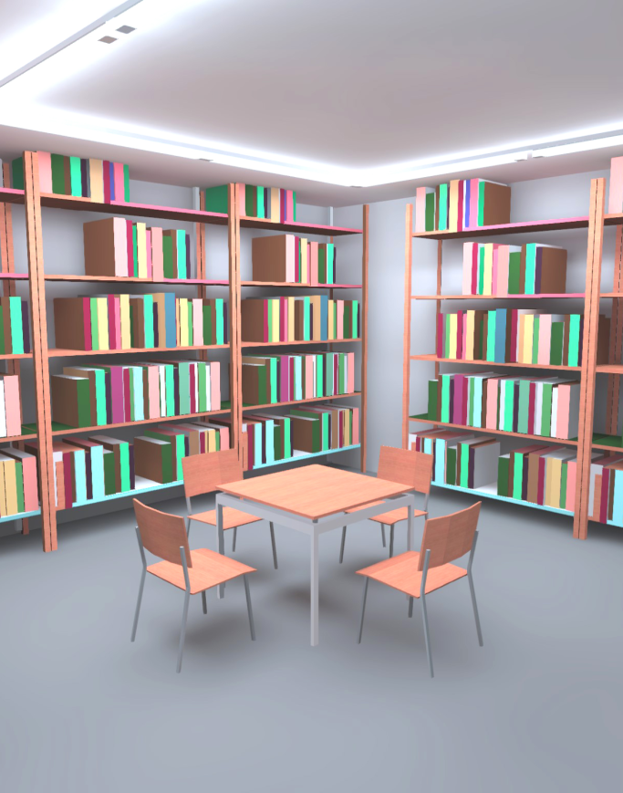 3D Beleuchtungsplanung Bibliothek
