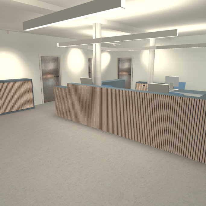 3D Beleuchtungsplanung Büro