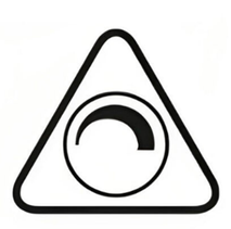 Dimmbar-Symbol: Dreieck mit Drehregler - dieses Zeichen auf der LED-Verpackung bedeutet dimmbar