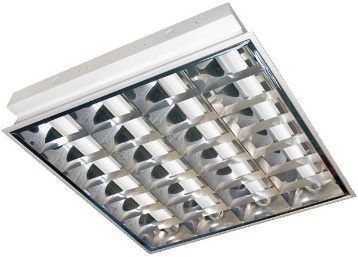 Leuchtstoff-Einlegeleuchte 4x18W